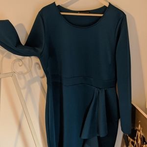 Fall Teal Time Dress